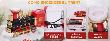TREN NAVIDEÑO – Magia y alegría para decorar tu Navidad!