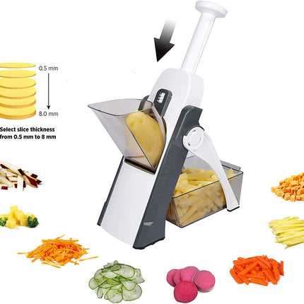 PICADOR MULTIFUNCIONAL DE FRUTAS Y VERDURAS..