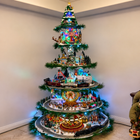 Árbol de Navidad Gigante 3,00m con Tren, Noria y Luces LED | Promoción Anticipada de Navidad 2026