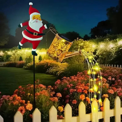 (COMPRÁ 1 Y LLEVATE 2) Papá Noel Regador Iluminado