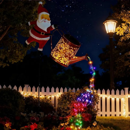 (COMPRÁ 1 Y LLEVATE 2) Papá Noel Regador Iluminado