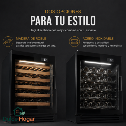 Adega Dulce Hogar Premium UnderCounter — 46 Garrafas + 70% OFF